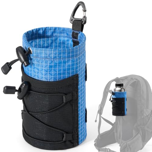 HowFly Backpack Water Bottle Holder for Backpack Straps Bottle Holder Pouch - color: Blue