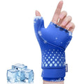 Wrist &Thumb Ice Pack Wrap-Thickened Gel for Long-Lasting Cold Compression - color: 1 Pack-blue, size: S/M