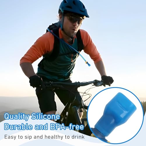 AXEN Bite Valve ON-Off Switch Tube Nozzle Replacement for Hydration Water Bladder - style: Straight of 2