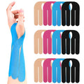 Kinesiology Tape for Wrist, 12 PCS Waterproof Breathable Precut Kinesiology Tapes, Hand Muscle Joint Support Bowling Wrist Tape, Elastic Athletic Tapes for Sports Muscle Strain Relief