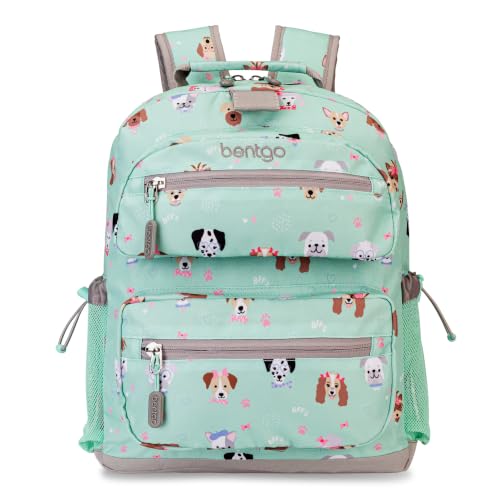 Bentgo Kids Print Durable & Water-Resistant Backpack - color: Puppy Love, size: Kids Medium