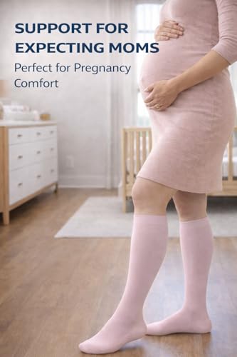 Aoliks 6 Pairs Compression Socks for Women & Nurses, Flying Knee High Socks - color: 020 A1-purple/Gray/Brown, size: Small-Medium