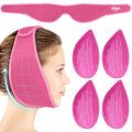 Hilph Wisdom Teeth Ice Pack Head Wrap, Face Ice Pack for Jaw Oral Surgery - color: Pink