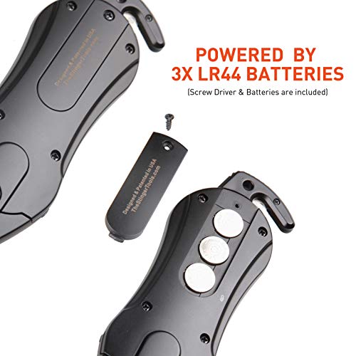 Stinger USA 140dB Siren Personal Safety Alarm Keychain Emergency Tool - color: Twin Rose
