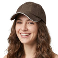 Waterproof Baseball Cap Running Hat Mens Womens Rain Hat Quick Dry Golf Hat with Sweatband Outdoor Breathable Sports Cap - color: Coffee