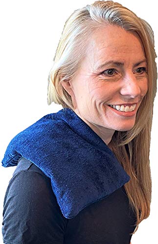 Microwavable Heating Bag, Rice Filled, Plush Cotton Cover, Natural, No Scents Added, Handcrafted in the USA, Back, Neck Pain, Arthritis, Cramps (Purple) - color: Purple Standard Single
