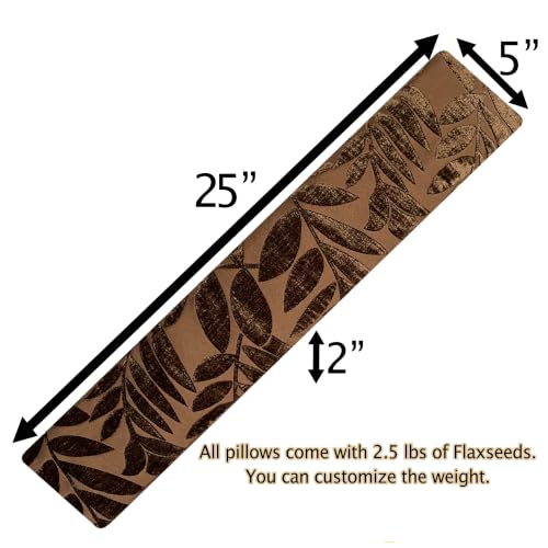 Heat Pack - Microwavable Heating Pads - Microwave Heating Pad for Pain Relief & Comfort - Suitable for The Neck, Back, Shoulders, Hips, Stomach Cramps & More - Neck Heat Wrap - Gift Ready - size: LONG, style: Fall-ing Leaves