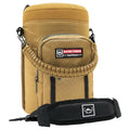 NATURE PIONEOR 26-128 oz Insulated Water Bottle Carrier Holder with Strap - color: Brown, size: One Gallon