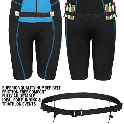 Youth Junior Kids Triathlon Suit Tri Cycling Skin Suit Sleeveless - Bonus Race Bib Belt - color: Blue, size: Youth 8