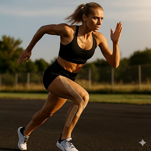 Kinesiology Tape Precut Strips with Dispenser