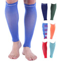Doc Miller Compression Calf Sleeve for Men & Women, 20-30mmHg - color: Blue, size: Small REGULAR