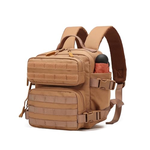 9L/20L Mini Backpack for Men and Women, Small Backpack for Gym Hiking Travel Sports Running - color: 9l-khaki