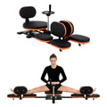 Leg Stretcher Machine, 200° Adjustable Split Trainer, 220 lb Steel Frame