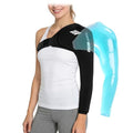 ComfiTECH Reusable Shoulder Arm Ice Pack Wrap for Pitcher & Recovery, M - size: Medium, style: Black