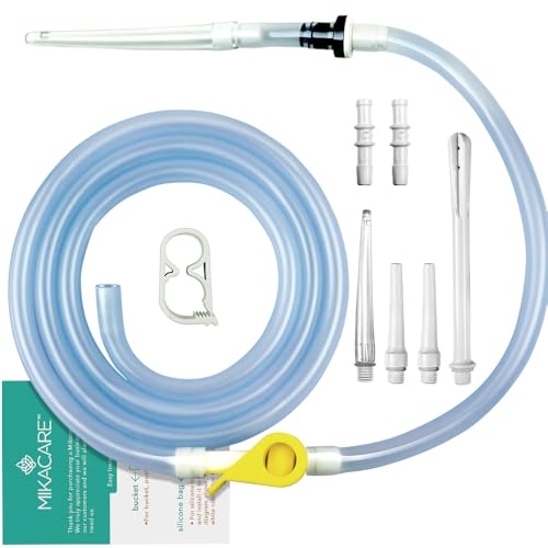 Enema Tubing Replacement Pack for Bucket and Silicone Bag