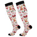 Wusikd Pirate Skulls Compression Socks for Women and Men Circulation Cute Long Socks for Athletic Running 1 - color: Multi 41