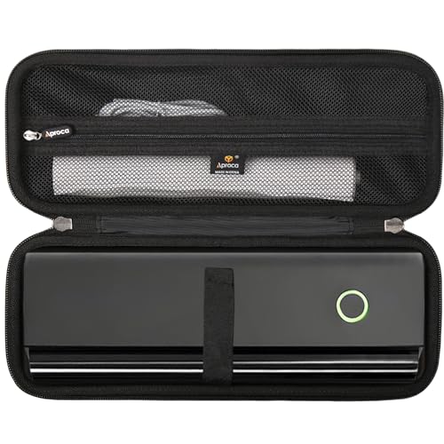 Aproca Case for NDYIN N80 Wireless Thermal Printer -Black, Case Only
