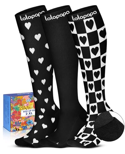 Cute Compression Socks for Women - color: Black, size: Small-Medium
