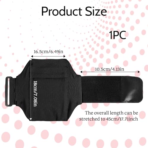 cobee 1 Pc Cell Phone Leg Straps Ankle Wallet, Adjustable Leg Phone Holder Thigh Purse, Running Phones Holder Belt Wallet Bag Ankle for Men Women Running Workout