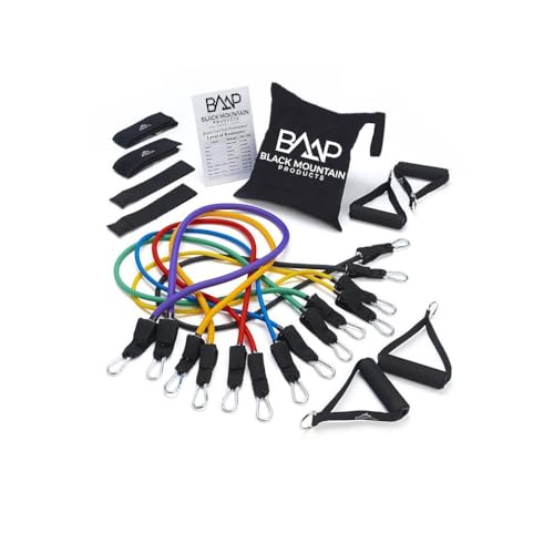 Black Mountain Products - Ultimate Resistance Band Set with Starter Guide