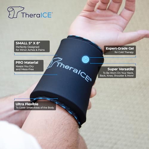 TheraICE PROpack Ice Pack for Injuries, Reusable Multipurpose Cold Gel 5x8 - size: Small (Pack of 1)