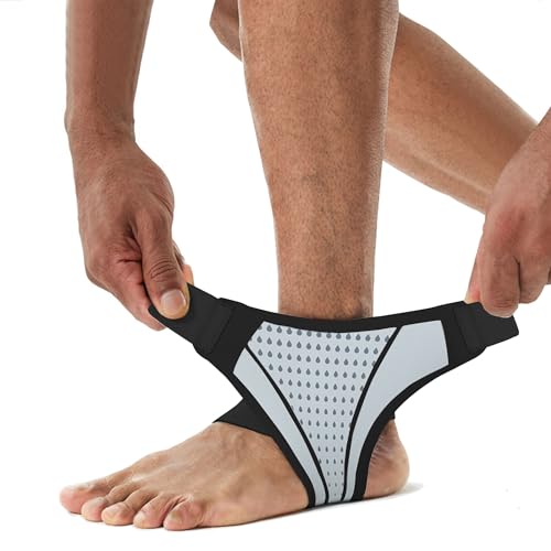 Adjustable Ankle Brace for Men Women(1 Pair) Foot Brace Sleeve