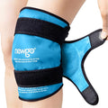 NEWGO Ice Pack for Knee, 360° Full Wrap Cold Compression Sleeve, Light Blue - color: Regular Light Blue 1-pack