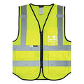Salzmann Safety Vest | Hi Vis Reflective Vest | US ANSI/ISEA 107 - color: Yellow, size: X-Large