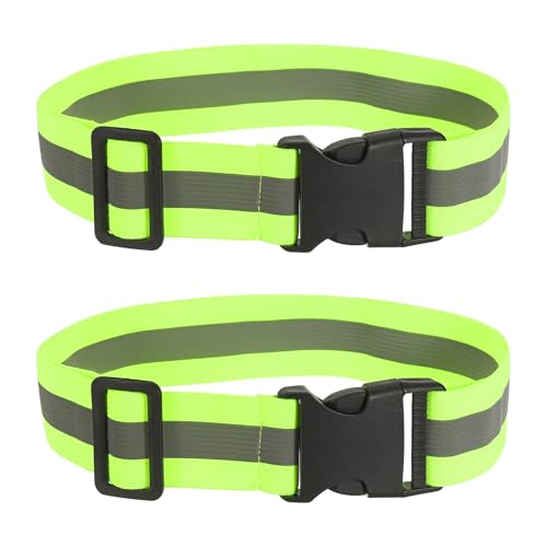 Reflective Safety Belt Adjustable - color: Fluorescent Green