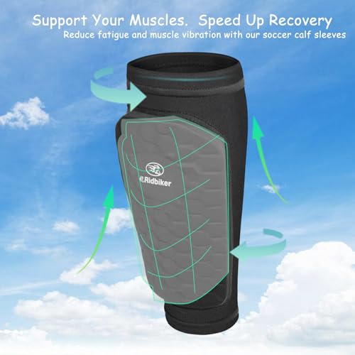 Soccer Shin Guards Shin Pads for Kids Youth Adult - color: Blue, size: Small