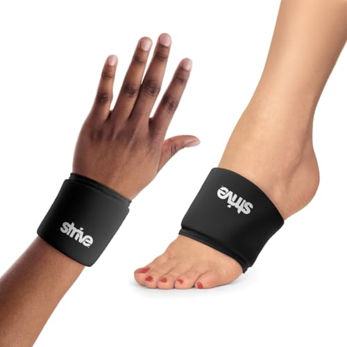 Strive Wrist/Ankle Sleeve, Hot & Cold Therapy, Gel Compression, 2-Pack - size: Small Wrist/Ankle