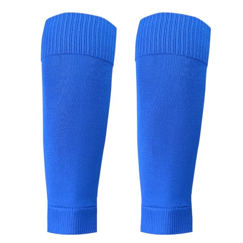 HUIOP Sock,Running Leg Socks, 1 Pair Shin Guard Socks Men Women Soccer Shin Socks Football Calf Sleeves - color: Blue