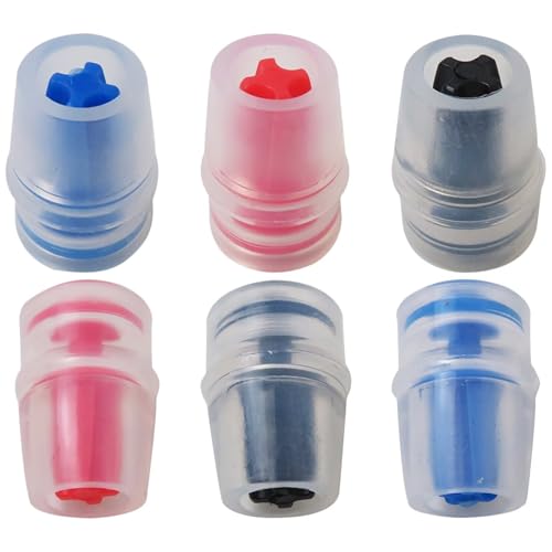 Silicone Bite Valve Replacement Nozzles/Sheath Suitable for Most Brands of Hydration Bladders and Reservoirs, for Osprey/Camelbak/Nathan -6 Pack