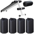 Hollowfly 4 Pcs Foam Roller Pads for Weight Bench, 7 x 3.5 x 0.8 Inches - size: 7 x 3.5 x 0.8 Inch