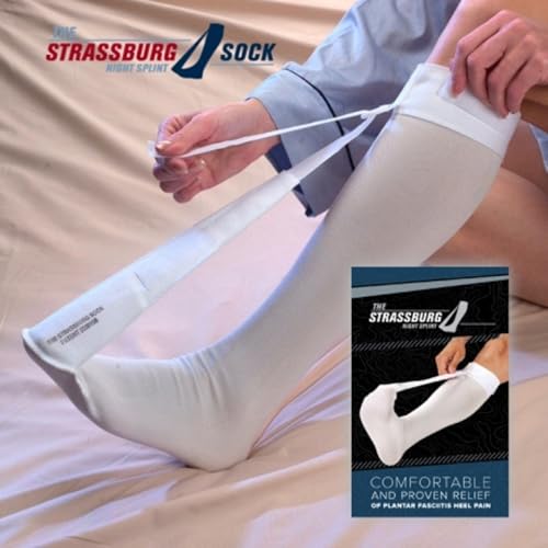 Strassburg Sock White Large Size (fits calf circumference from 16 to 21 inches) - size: Large