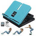 Calf Stretch Board with Timer & Resistance Bands, 6-Level Adjustable Slant Board, 450 lb Weight Capacity, Includes Sit-Up Bar for Home Gym & Stretching