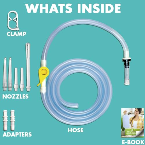 Enema Tubing Replacement Pack for Bucket and Silicone Bag