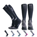 Thirty48 Elite Compression Socks Women & Men Graduated 20-30mmHg - color: [2 Pairs] Black/Grey, size: Large-X-Large
