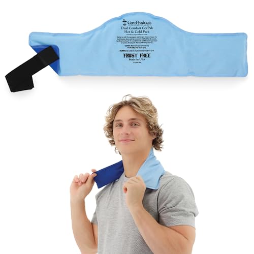 Reusable Hot & Cold Therapy Pack for Pain Relief and Injuries, Large - size: Cervical - 6 x 20 Inch