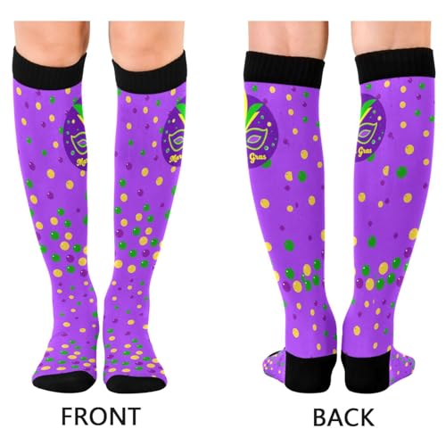 Wusikd Cute Penguin Compression Socks for Women and Men Circulation Long Socks for Athletic Running 1 - color: Multi 22