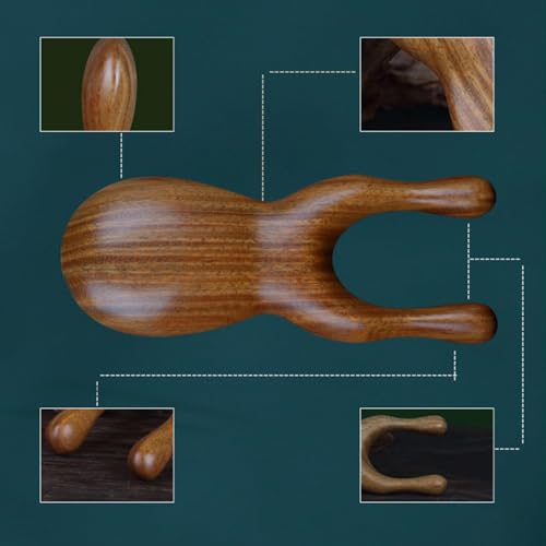 OULIGET Natural Wooden Nose Guasha Massage Tools Anti-Static, Eyes Facial Wood Gua Sha Tool,face Manual Massager Tool, Multifunctional Handheld Meridians Acupoint Massage Tool,1 Pieces. - style: Nose Guasha