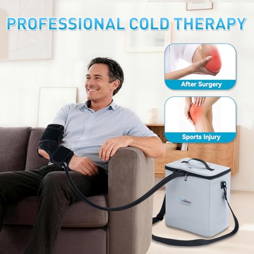 Cold Therapy Machine with Timer & Cold Pad for Knee