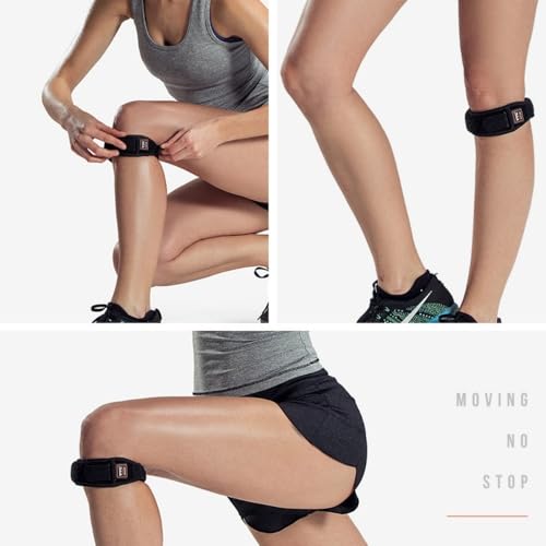 1 Pack Adjustable Patella Knee Strap, Stabilizing Knee Brace