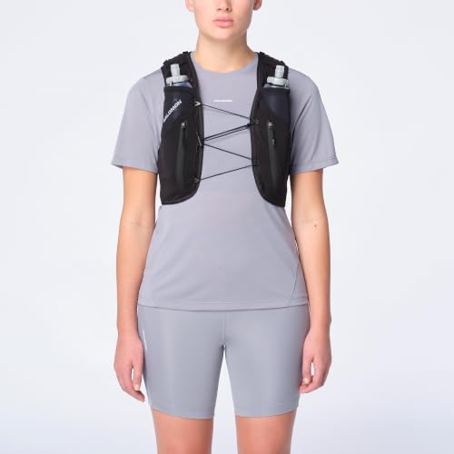 Salomon Unisex Advance Skin 12 | 12 Liter Hydration Trail Running Vest - color: Black, size: Large