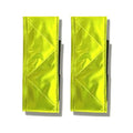 Vincita Reflective Bands - Highly Visible Safety Reflective Bands for Cycling, Walking, Running, and Hiking - Suitable with Molle Webbing On Backpack (Pair of 2) - color: 2 Inch Green