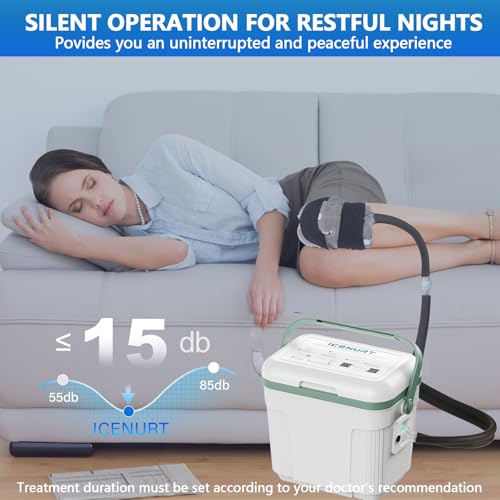 Programmable Timer Ice Machine for Knee After‑Surgery w/Quiet Pump