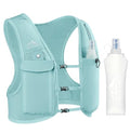 Zelvot Running Vest for Women Men, Touchscreen Phone Pocket - color: Light Blue, size: Medium-Large