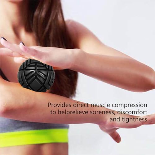TETOP Fitness Muscle Massage Ball, 3.15in, Therapy Ball for Trigger Point Massage, Trigger Point Ball for Myofascial Release, Mobility Ball for Exercise & Recovery (Blue) - color: Blue