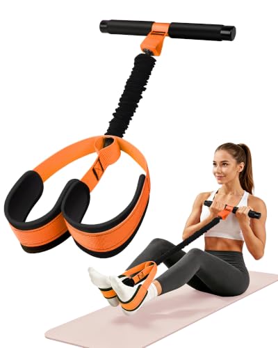 Pedal Resistance Bands with Handles, 2026 Upgraded 55LBS Exercise Bands