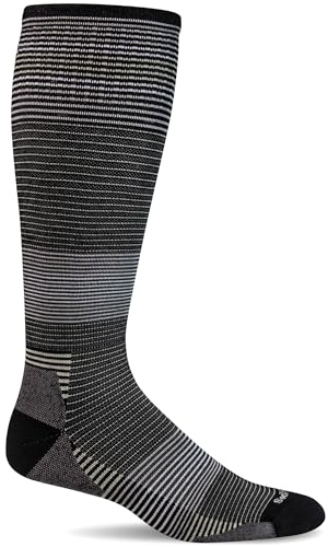 Sockwell Women's Cadence Knee High Moderate Graduated Compression Sock - color: Black, size: Medium-Large